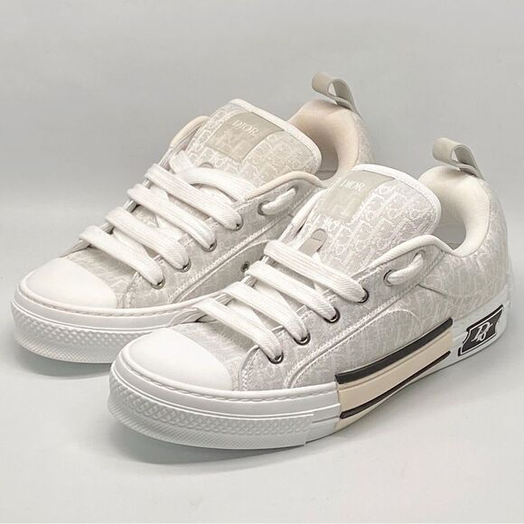 Dior Homme B23 Skater 'Dior Oblique - Cream' Sneakers size 40/us size 7 - Picture 1 of 14